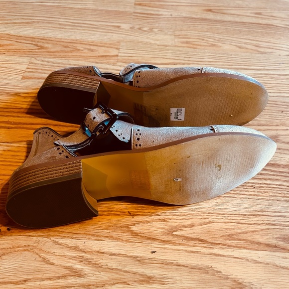 Gray slide in ankle boots sz 8.5 - Picture 2 of 4